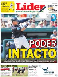 Portada de Lider en deportes (Venezuela)