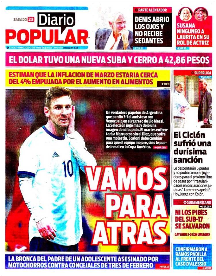 Portada de Diario Popular (Argentina)