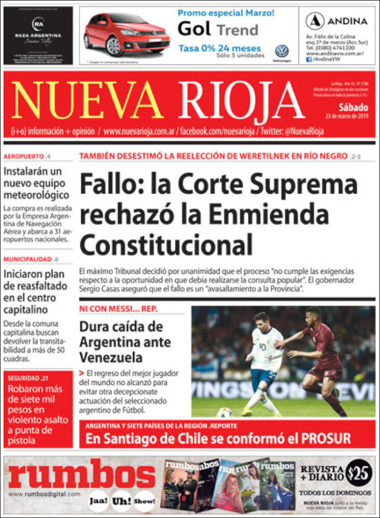 Portada de Nueva Rioja (Argentina)