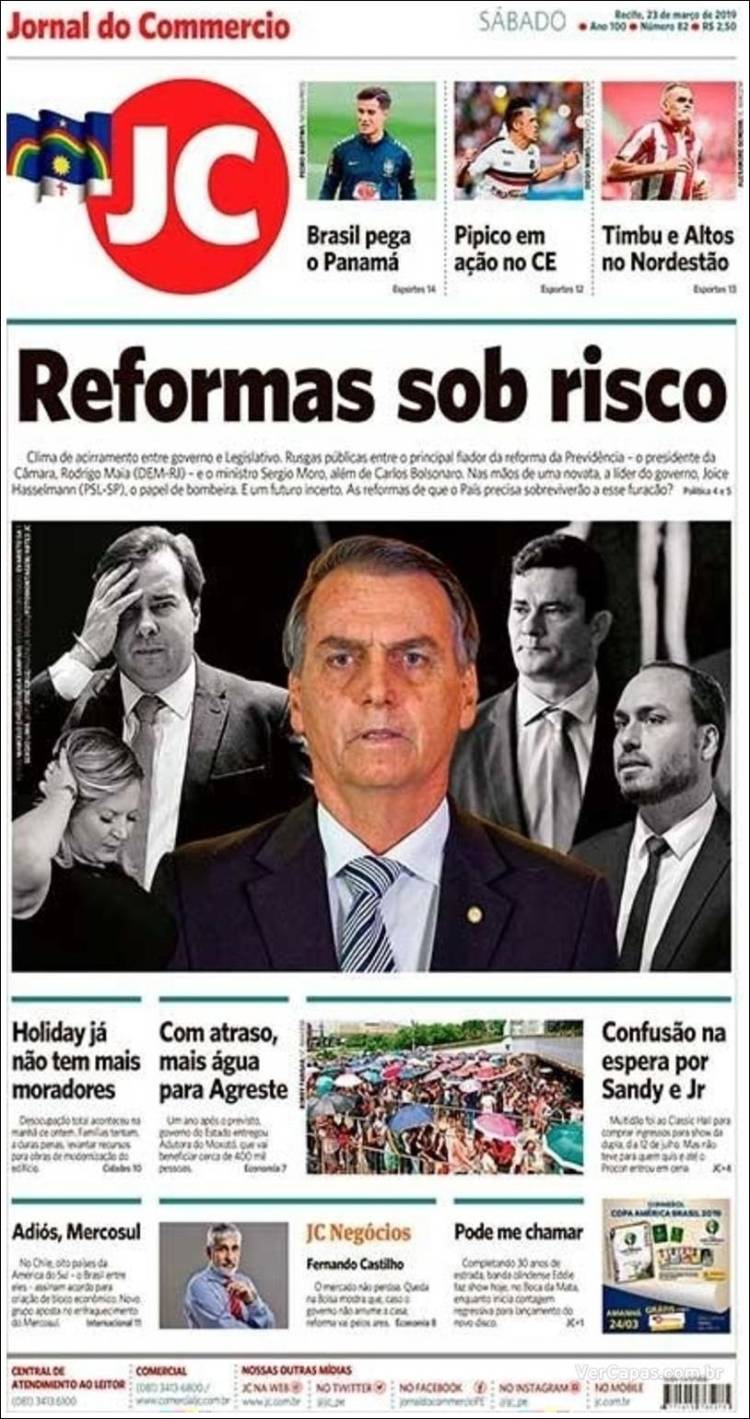 Portada de Jornal do Comércio (Brasil)