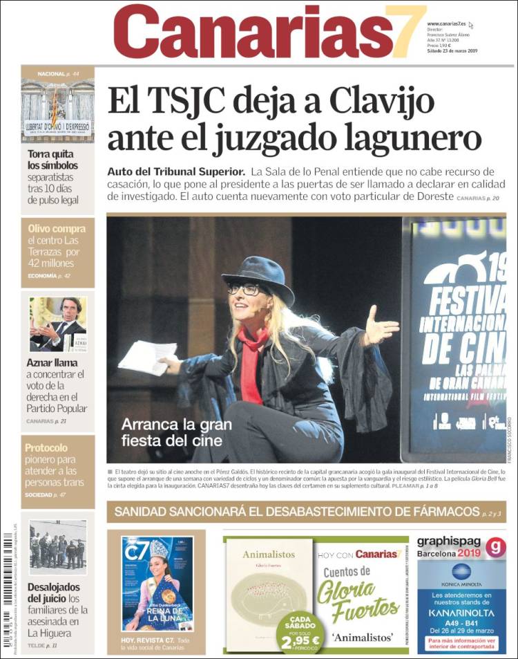 Portada de Canarias 7 - Fuerteventura (Espa&ntilde;a)