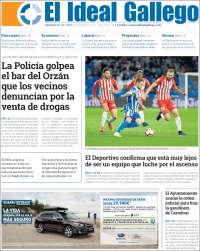 Portada de El Ideal Gallego (Espa&ntilde;a)