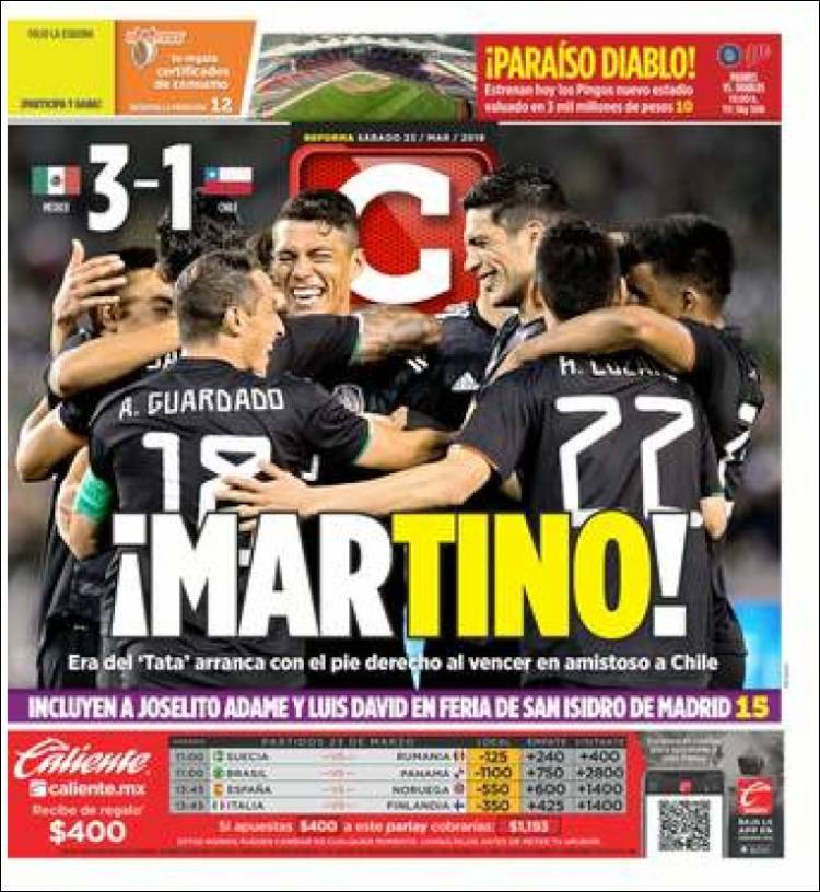 Portada de Cancha (M&eacute;xico)