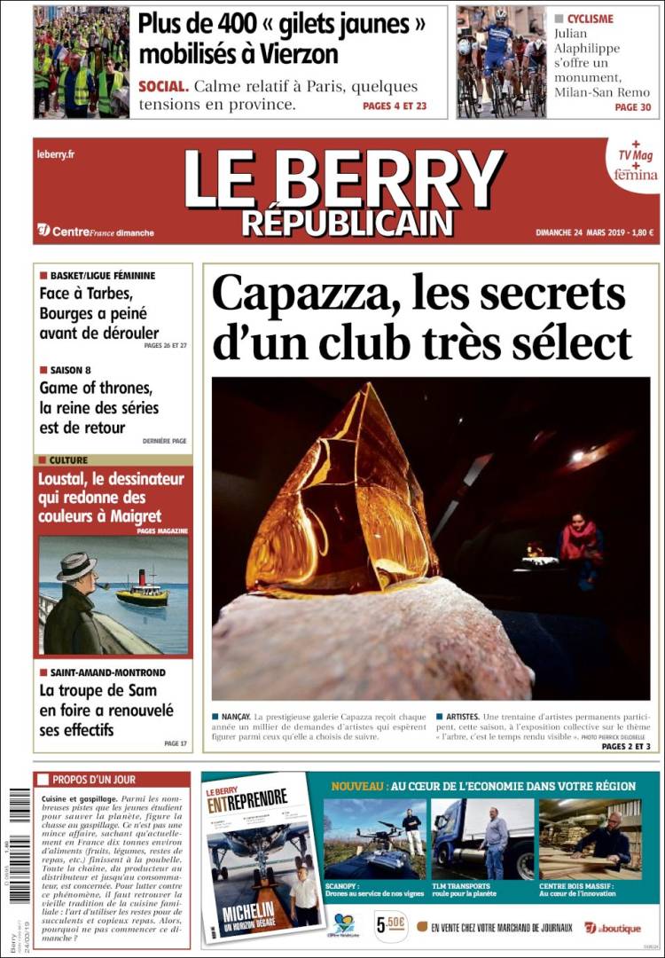 Portada de Berry Republicain (France)