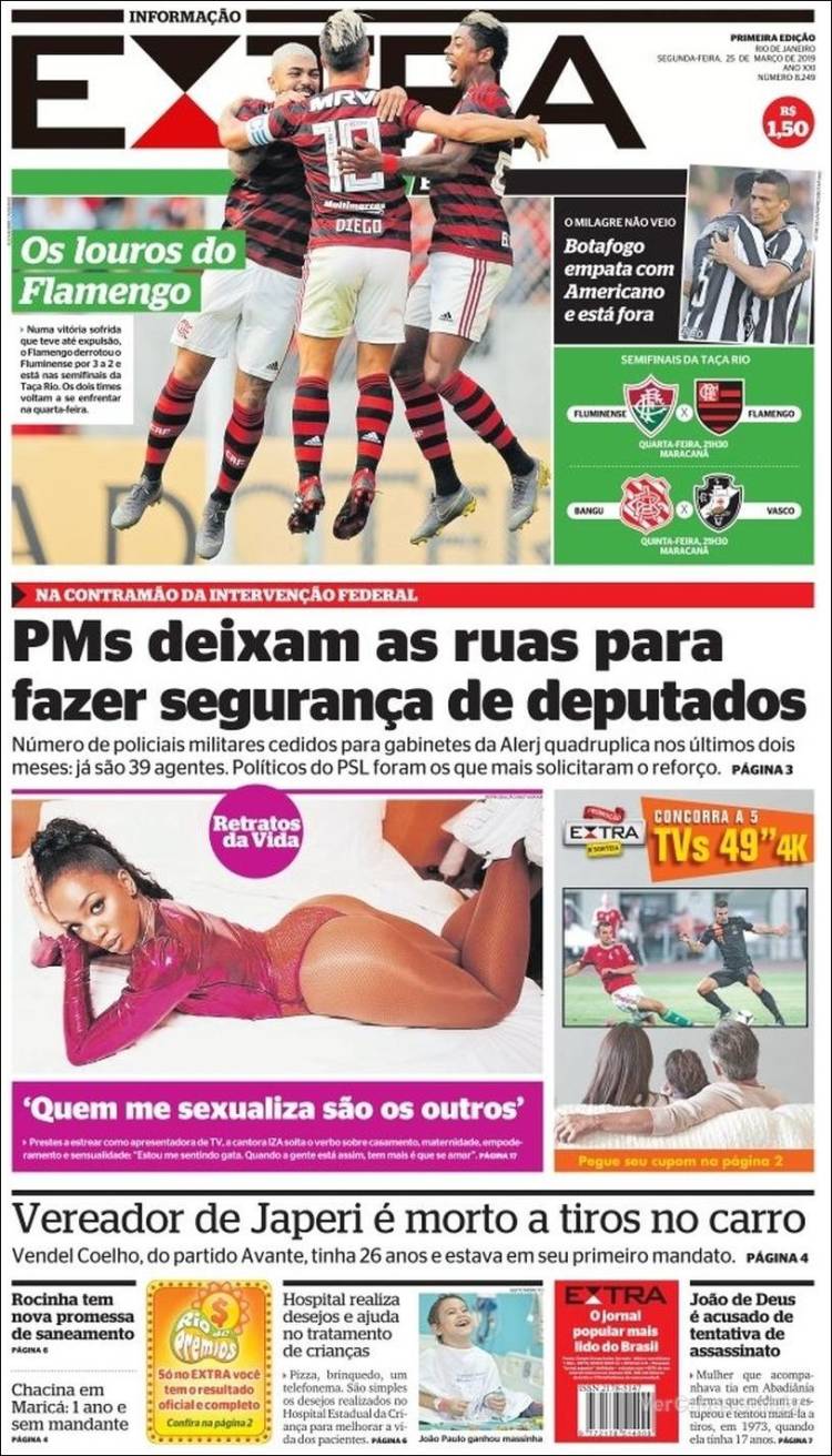 Portada de Extra (Brasil)