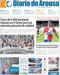 Portada de Diario de Arousa (España)