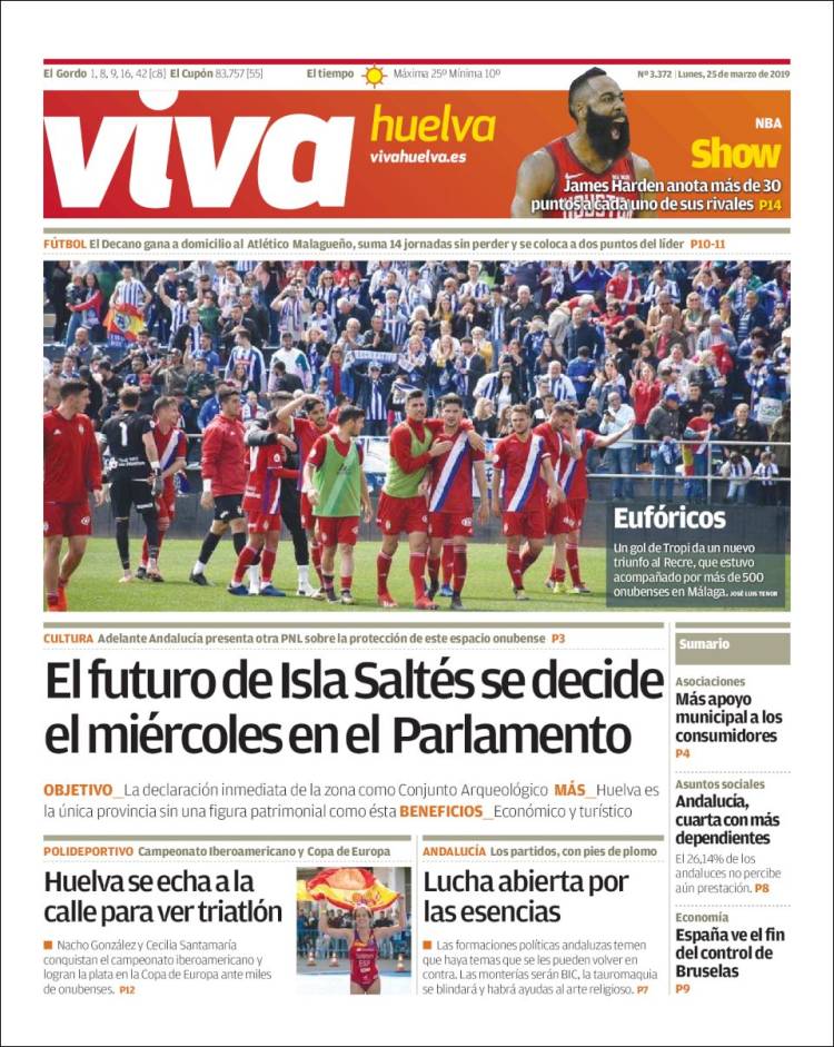 Portada de Viva Huelva (Spain)