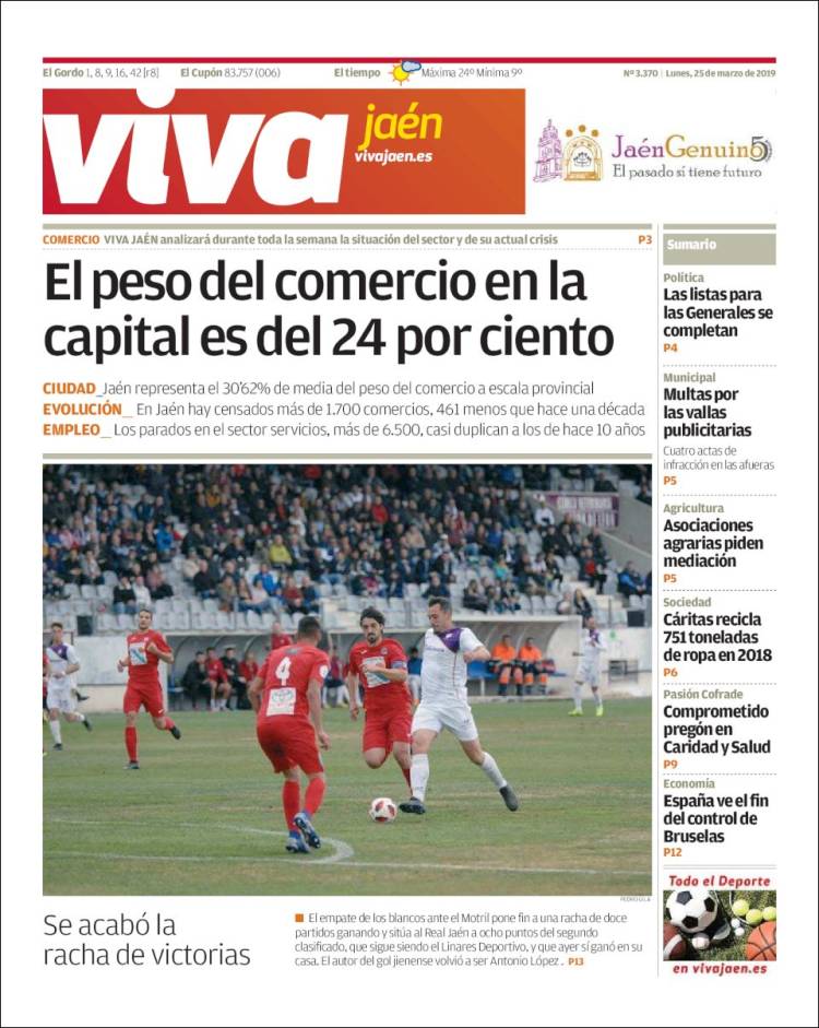 Portada de Viva Jaén (España)