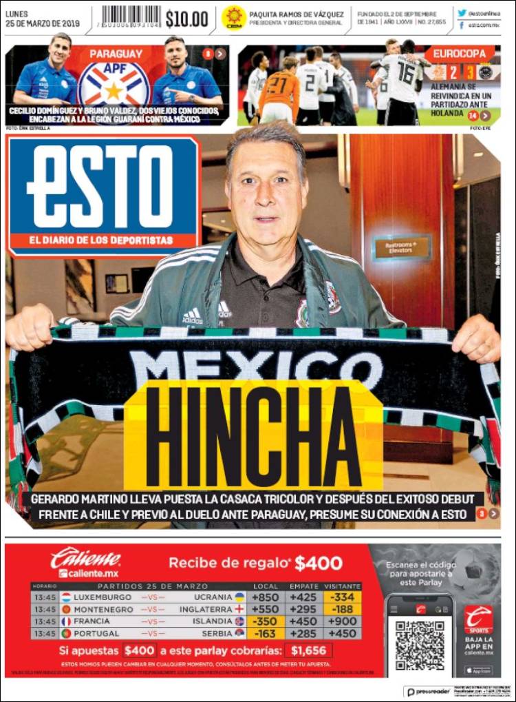 Portada de Esto (M&eacute;xico)