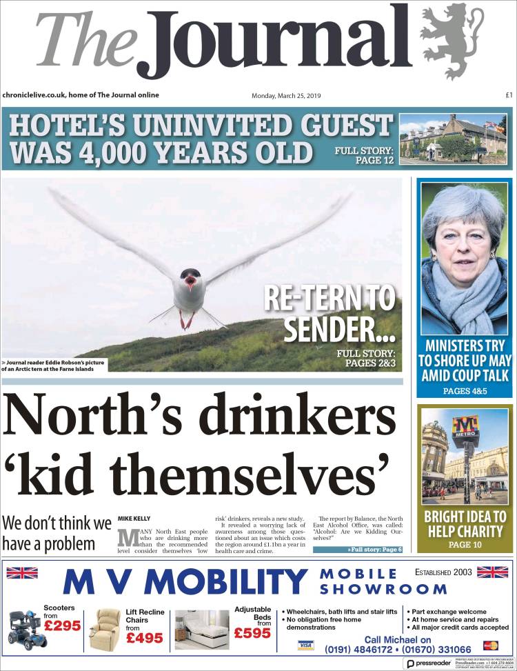 Portada de The Journal (Reino Unido)