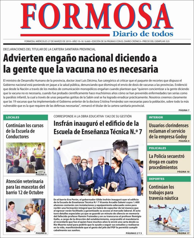 Portada de Formosa (Argentina)