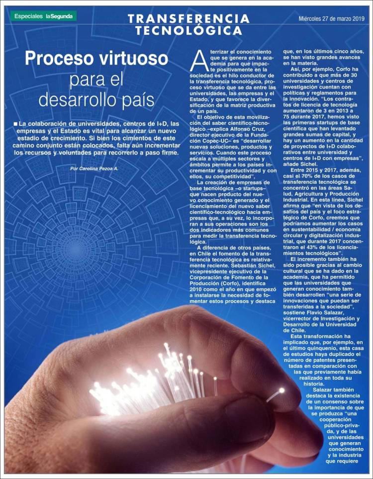 Portada de La Segunda (Chile)