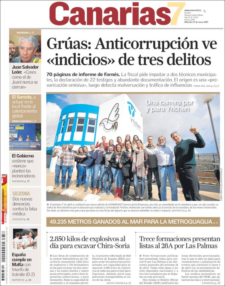 Portada de Canarias 7 - Fuerteventura (Espa&ntilde;a)