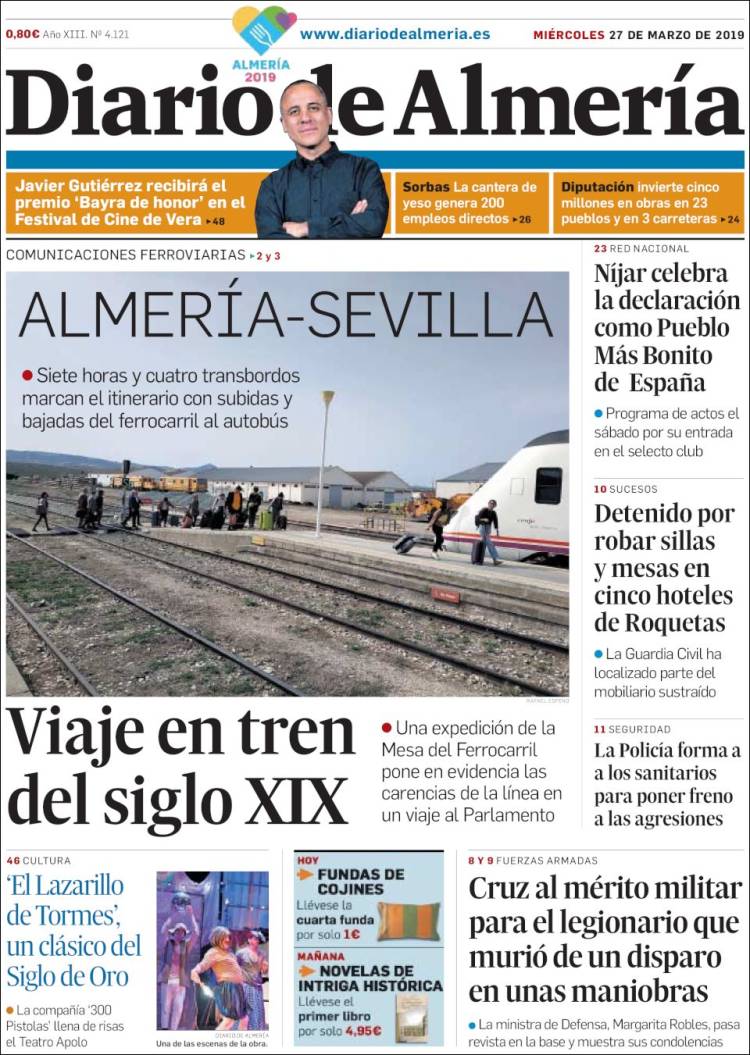 Portada de Diario de Almería (Espa&ntilde;a)