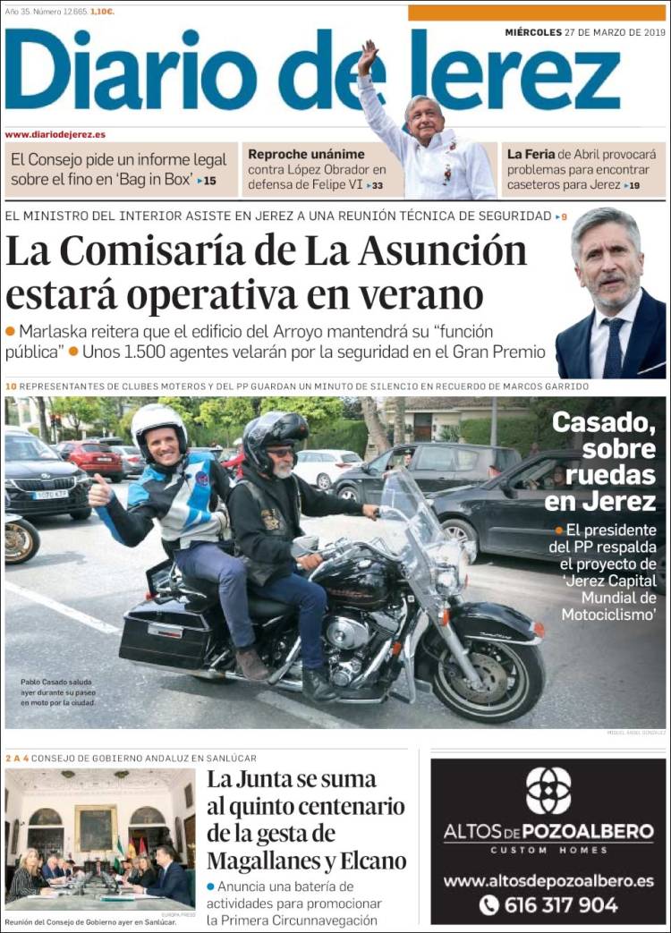 Portada de Diario de Jerez (Espa&ntilde;a)