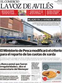 Portada de El Comercio - Avilés (Espa&ntilde;a)
