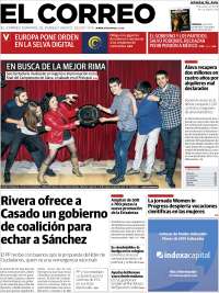 Portada de El Correo - Álava (Espa&ntilde;a)