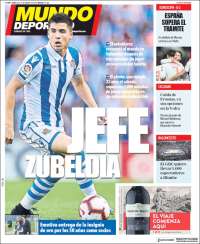Portada de Mundo Deportivo Gipuzkoa (Espa&ntilde;a)