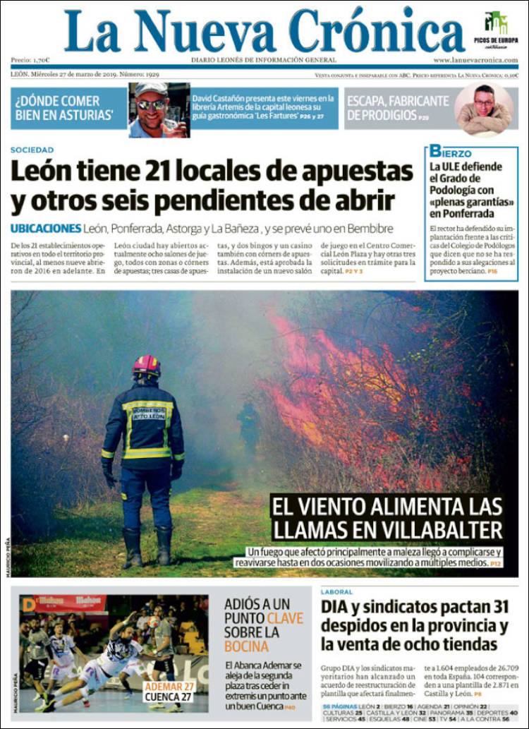 Portada de La Nueva Crónica (Espa&ntilde;a)