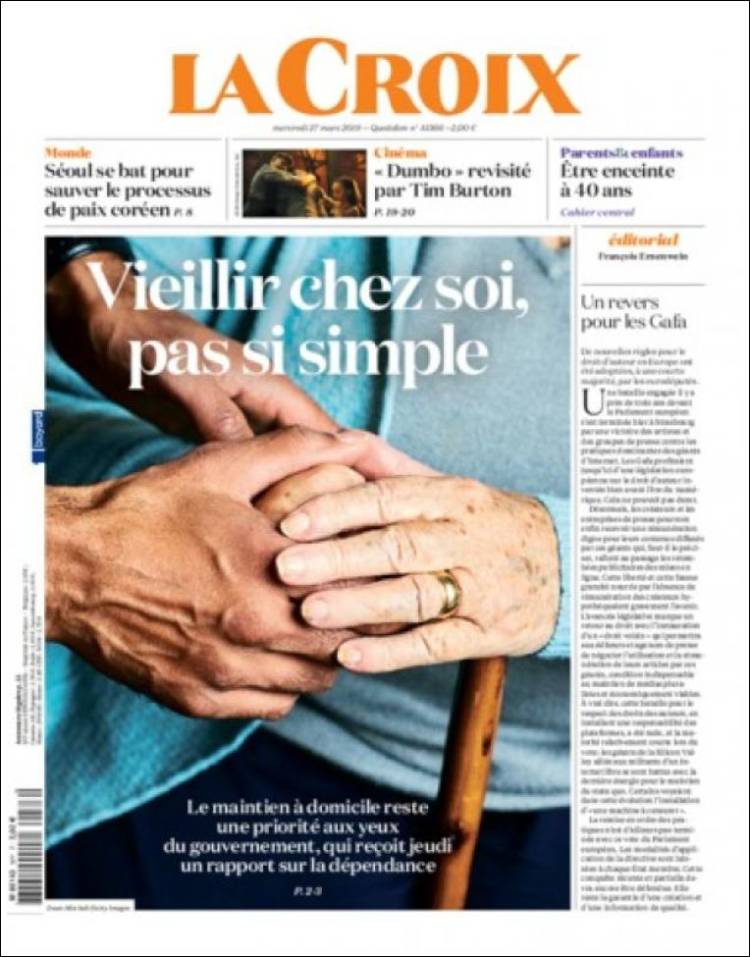 Portada de La Croix (France)