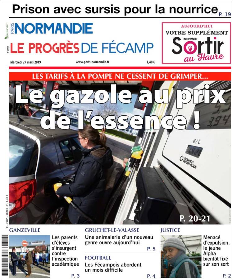 Portada de Progres de Fecamp (France)