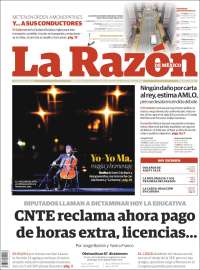 Portada de La Razón (M&eacute;xico)