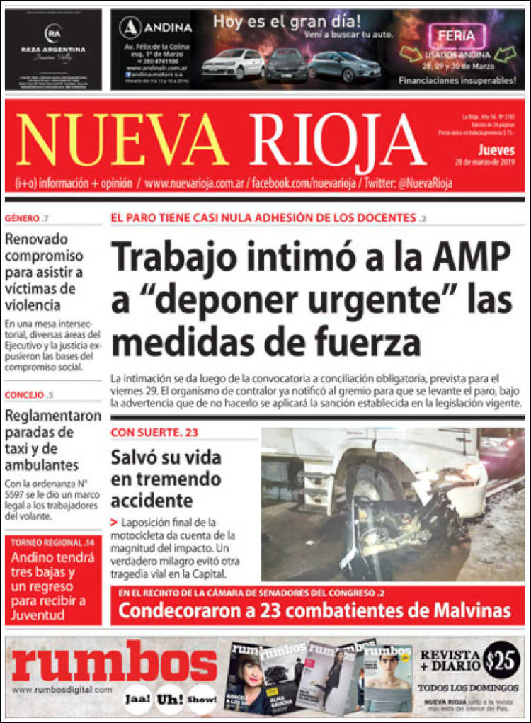 Portada de Nueva Rioja (Argentina)