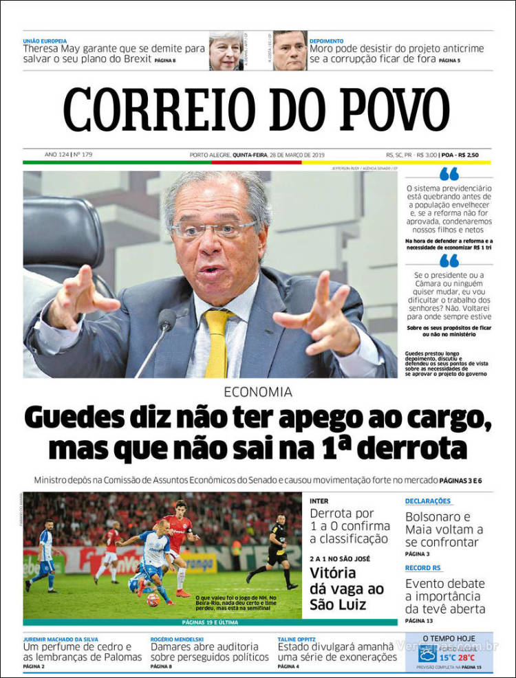 Portada de Correio Do Povo (Brasil)