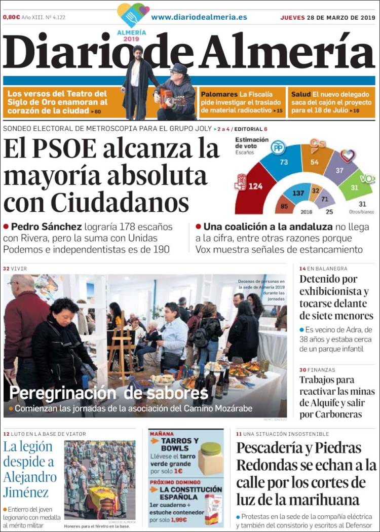 Portada de Diario de Almería (Espa&ntilde;a)