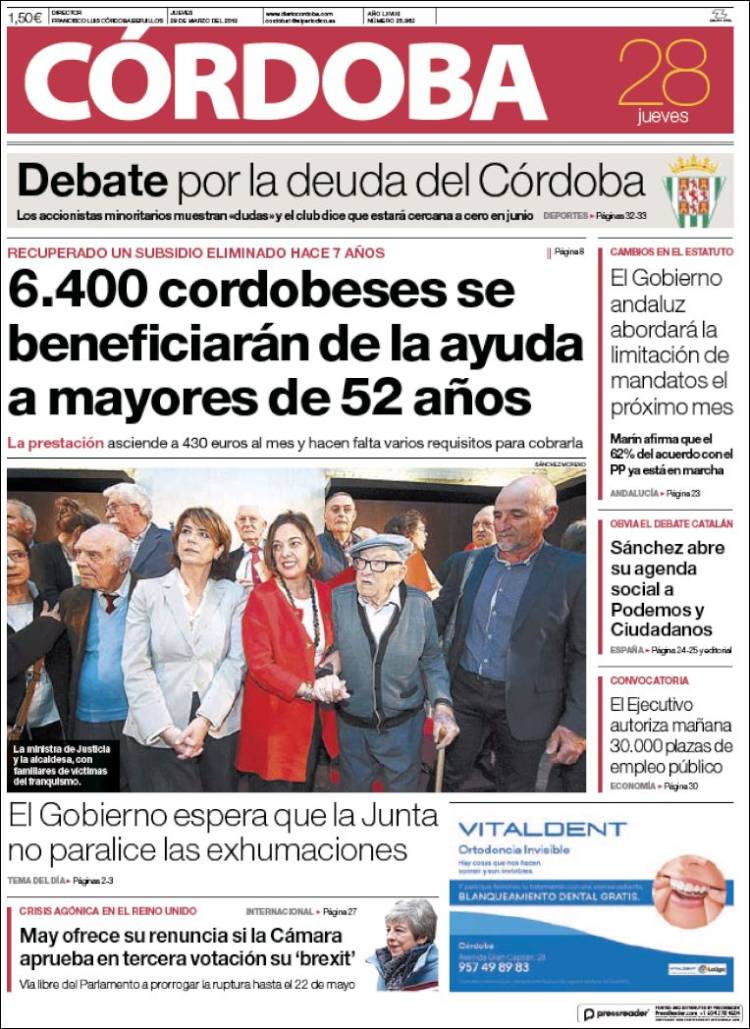 Portada de Diario de Córdoba (Espa&ntilde;a)