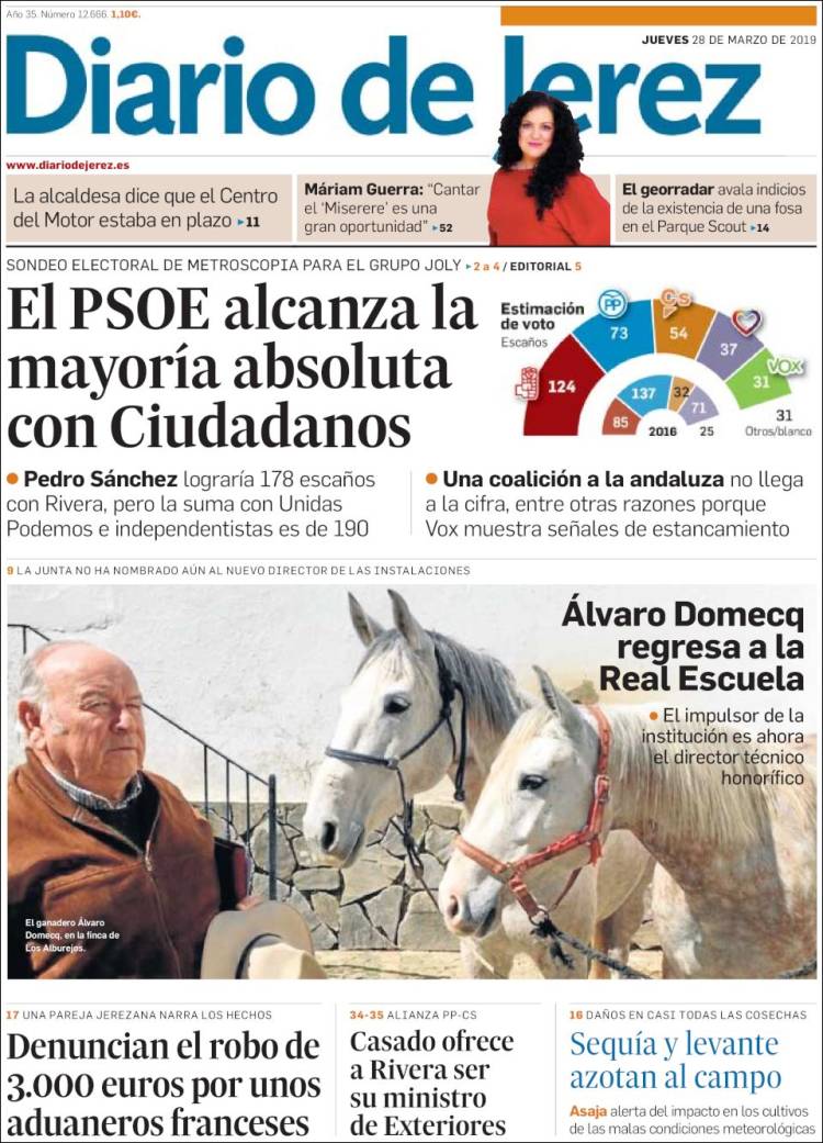 Portada de Diario de Jerez (Espa&ntilde;a)