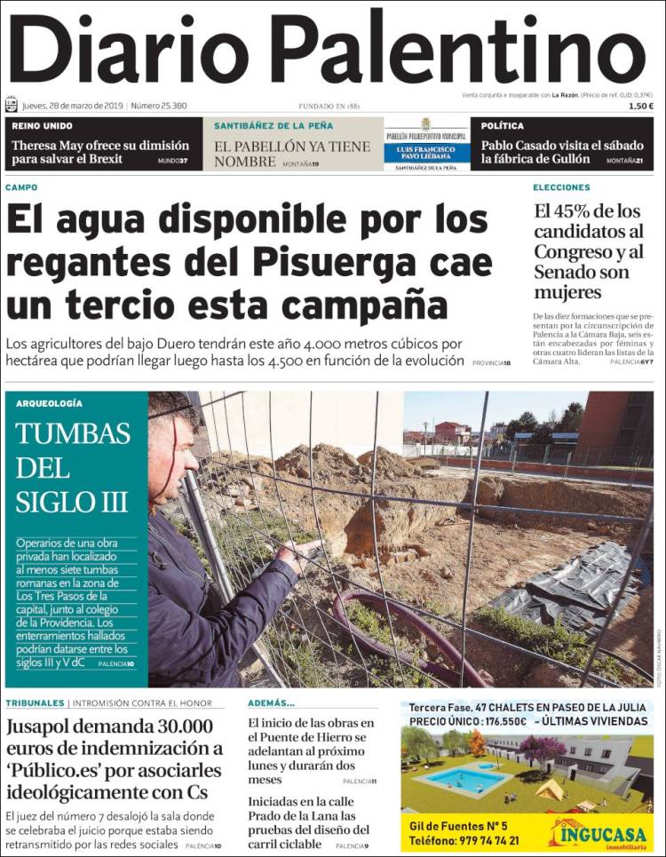 Portada de Diario Palentino (Espa&ntilde;a)