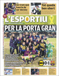 Portada de L'Esportiu (Espa&ntilde;a)