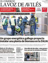 Portada de El Comercio - Avilés (Espa&ntilde;a)