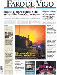 Portada de El Faro de Vigo - Ourense (Espa&ntilde;a)