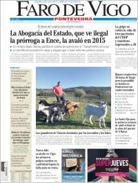 Portada de El Faro de Vigo - Pontevedra (Espa&ntilde;a)