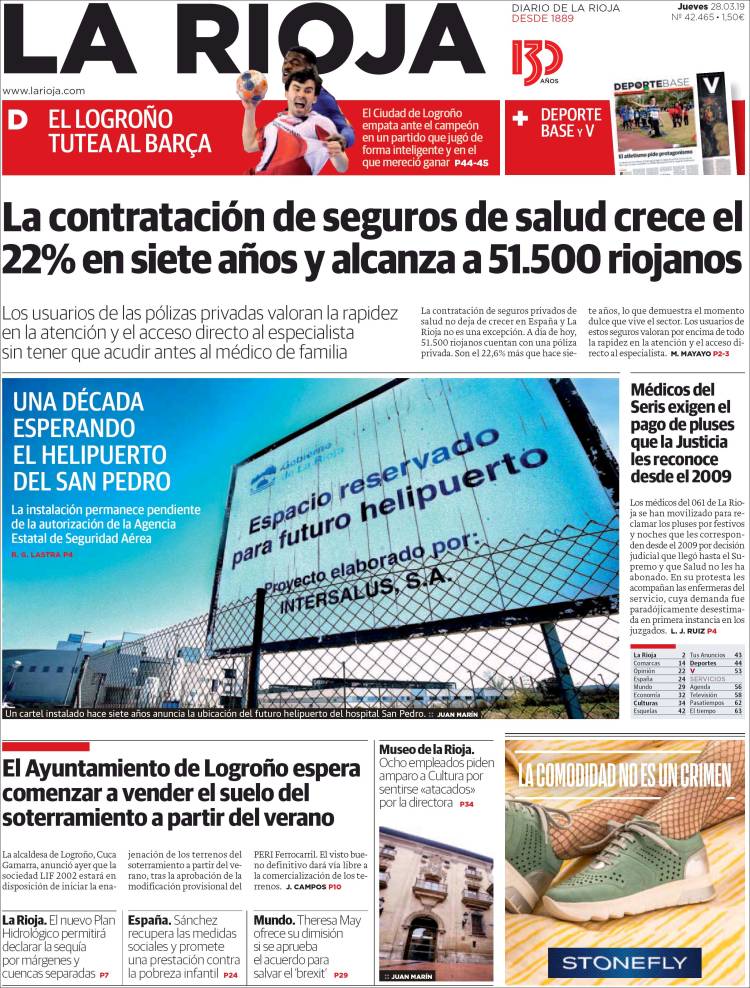 Portada de La Rioja (Espa&ntilde;a)