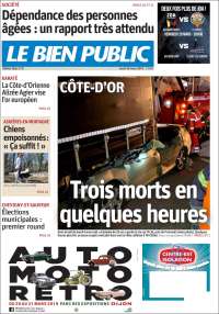 Portada de Le Bien Public (Francia)