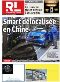 Portada de Le Republicain Lorrain (Francia)