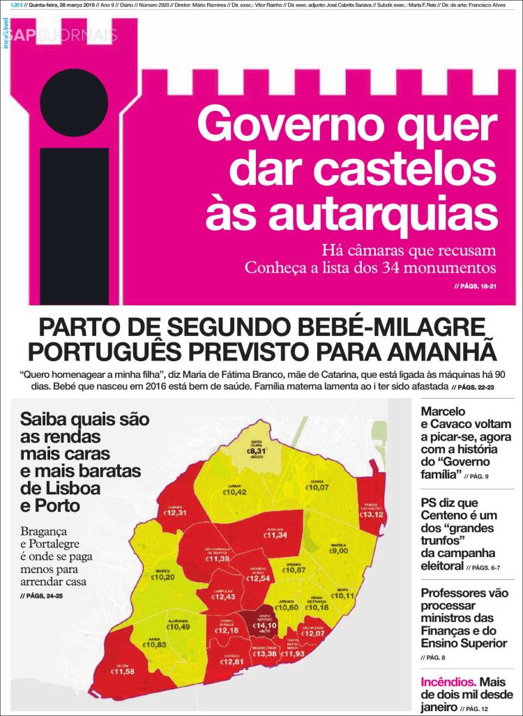 Portada de I - informação (Portugal)