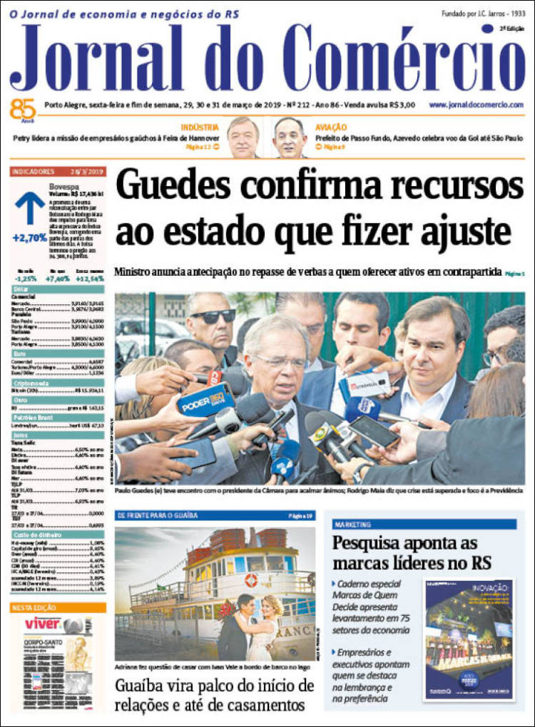 Portada de Jornal do Comércio (Brasil)