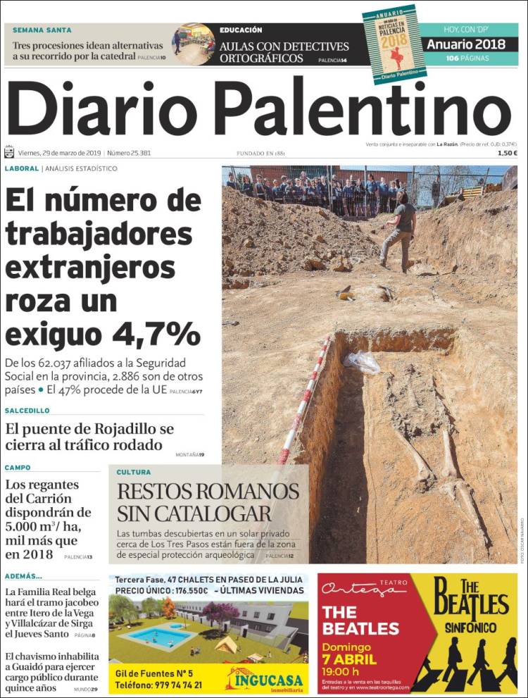 Portada de Diario Palentino (Espa&ntilde;a)
