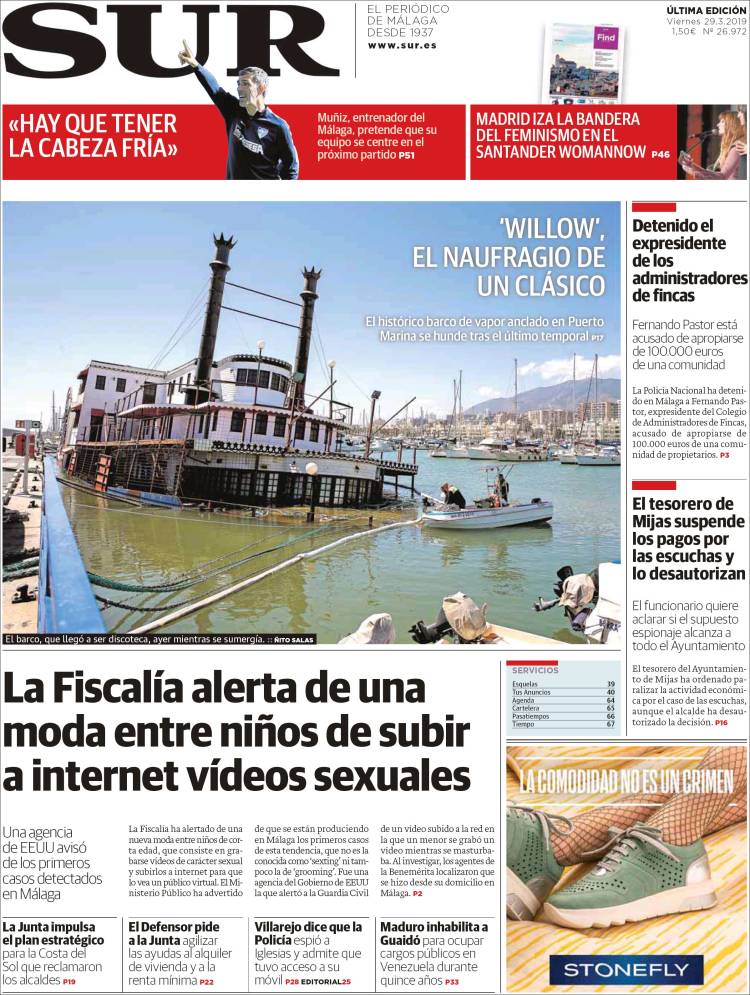 Portada de Diario el Sur (Espa&ntilde;a)