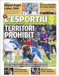 Portada de L'Esportiu (Espa&ntilde;a)