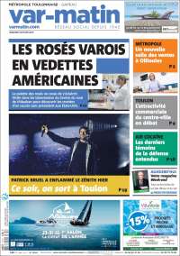 Portada de Nice-Matin (Francia)