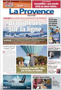 Portada de La Provence (Francia)