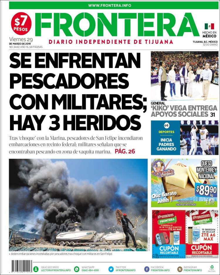 Portada de Frontera (M&eacute;xico)