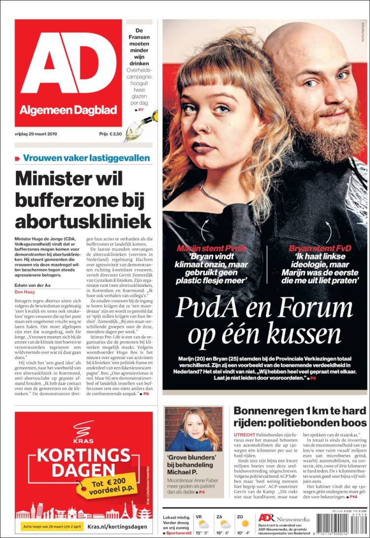 Portada de AD (Pa&iacute;ses Bajos)