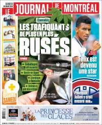 Portada de Le Journal de Montréal (Canadá)