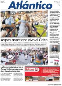 Portada de Atlántico Diario (España)